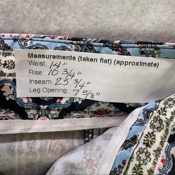 Zara Multicolored Printed Lightweight High Rise Straight Leg Pant - Picture 10 of 10